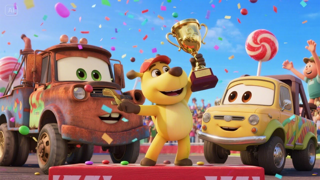 Blaze & the Banana Truck Race to the Jellybean Hills | Fun Fruit & Vehicle Song for Kids