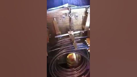 Interior of a Seth Thomas clock