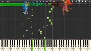The Legend of Zelda Oracle of Ages and Seasons - Dins Dance Theme Piano Tutorial Synthesia