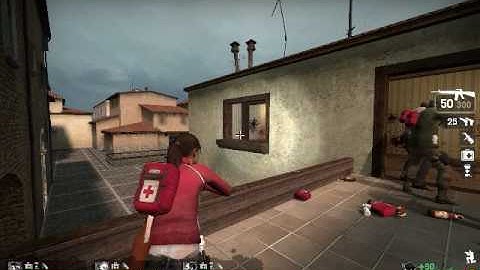 Left 4 Dead: Playing on CSS map