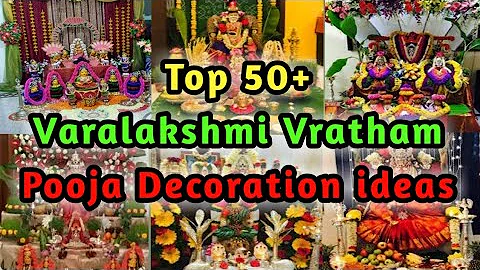 Top 50+ Varalakshmi Vratham pooja decoration ideas 2022// Varalakshmi pooja decoration ideas at home
