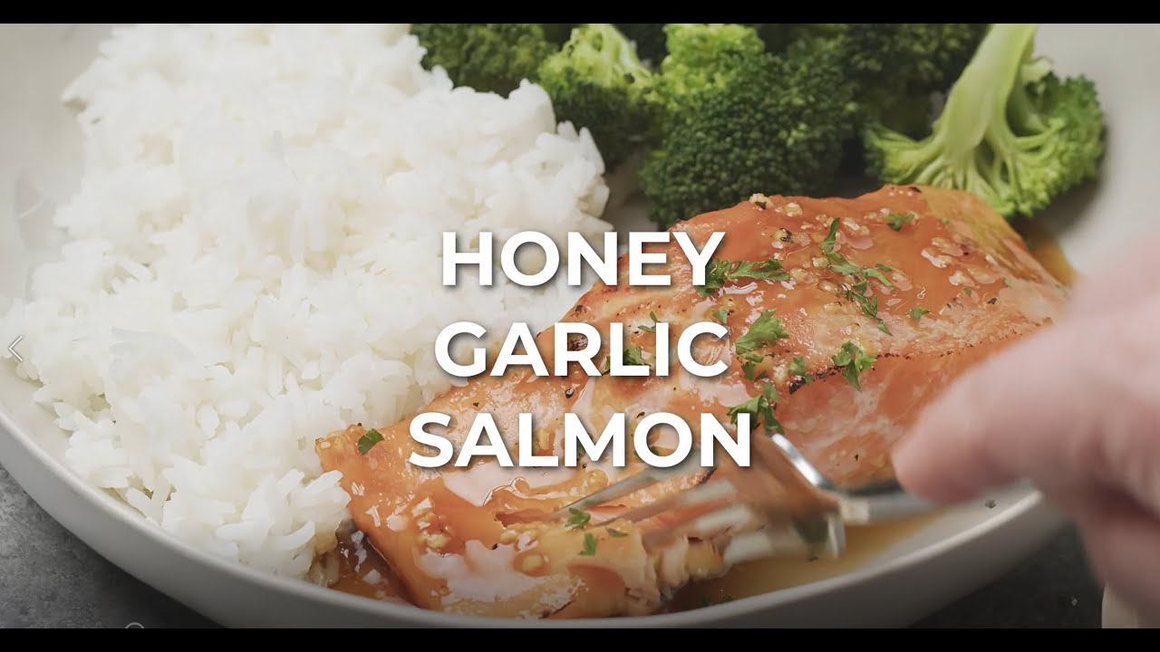 Honey Garlic Salmon YouTube