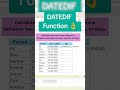 Best Excel Tricks &amp; Tips No 263 Master the DATEDIF formula and calculate age automatically