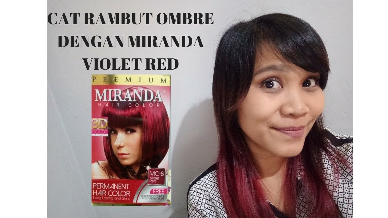 TUTORIAL BLEACHING DAN CAT RAMBUT  OMBRE  MERAH  MODAL 20RIBU 