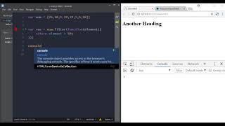 Using the filter() method with arrays in JavaScript