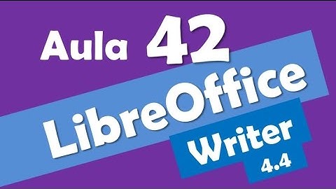 LibreOffice Writer Concursos # 42 - Informática - Versão 4.4 - Editor de Texto