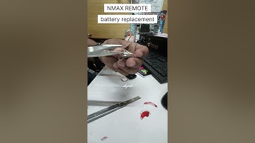 Yamaha NMAX REMOTE BATTERY REPLACEMENT. keyless v2.1