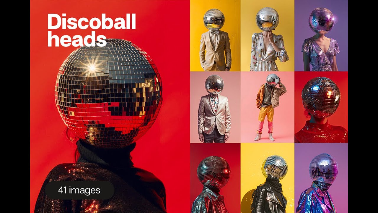 Download Disco ball heads Stock Graphics
