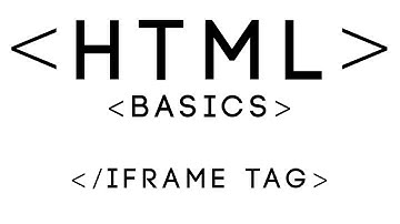HTML Basics Tutorial 21 - Iframe Tag