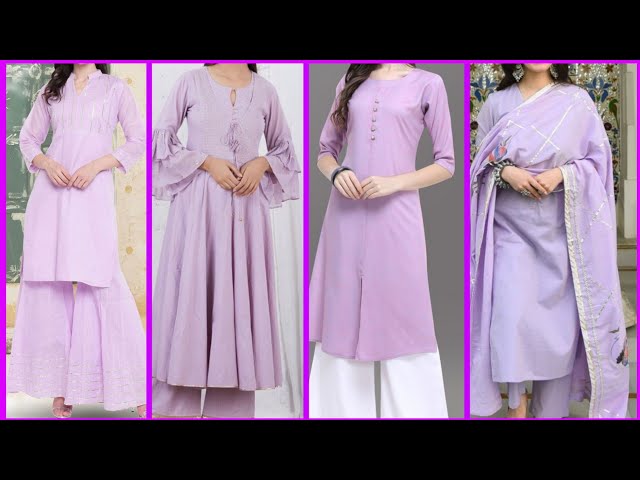 Buy Heavy Silk Sharara Suit - Festive Trendy Lavender Sharara Suit –  Empress Clothing