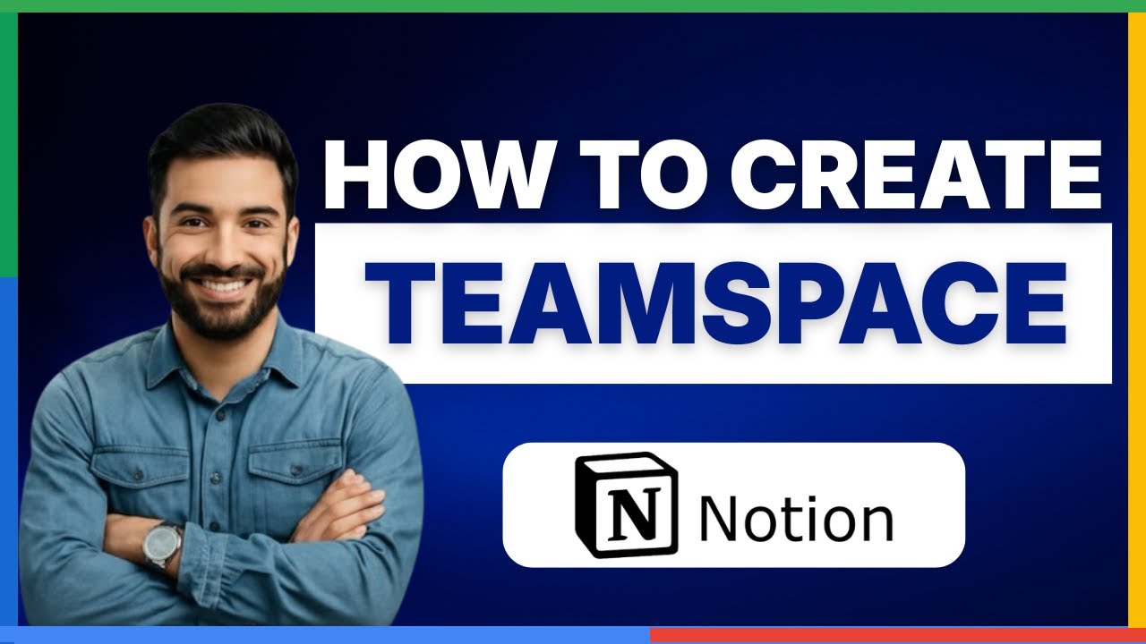 How to create a Teamspace in Notion [FULL GUIDE] - YouTube