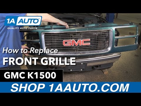 How to Replace Install Front Grille 94-98 GMC Sierra K1500 Buy Auto Parts at 1AAuto.com