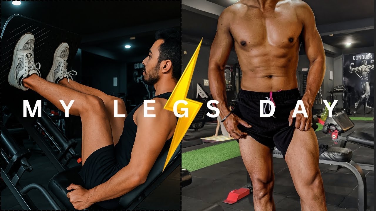 My Intense Leg Day Routine | Leg Day Killer Workout | BadeStrongLegs ...