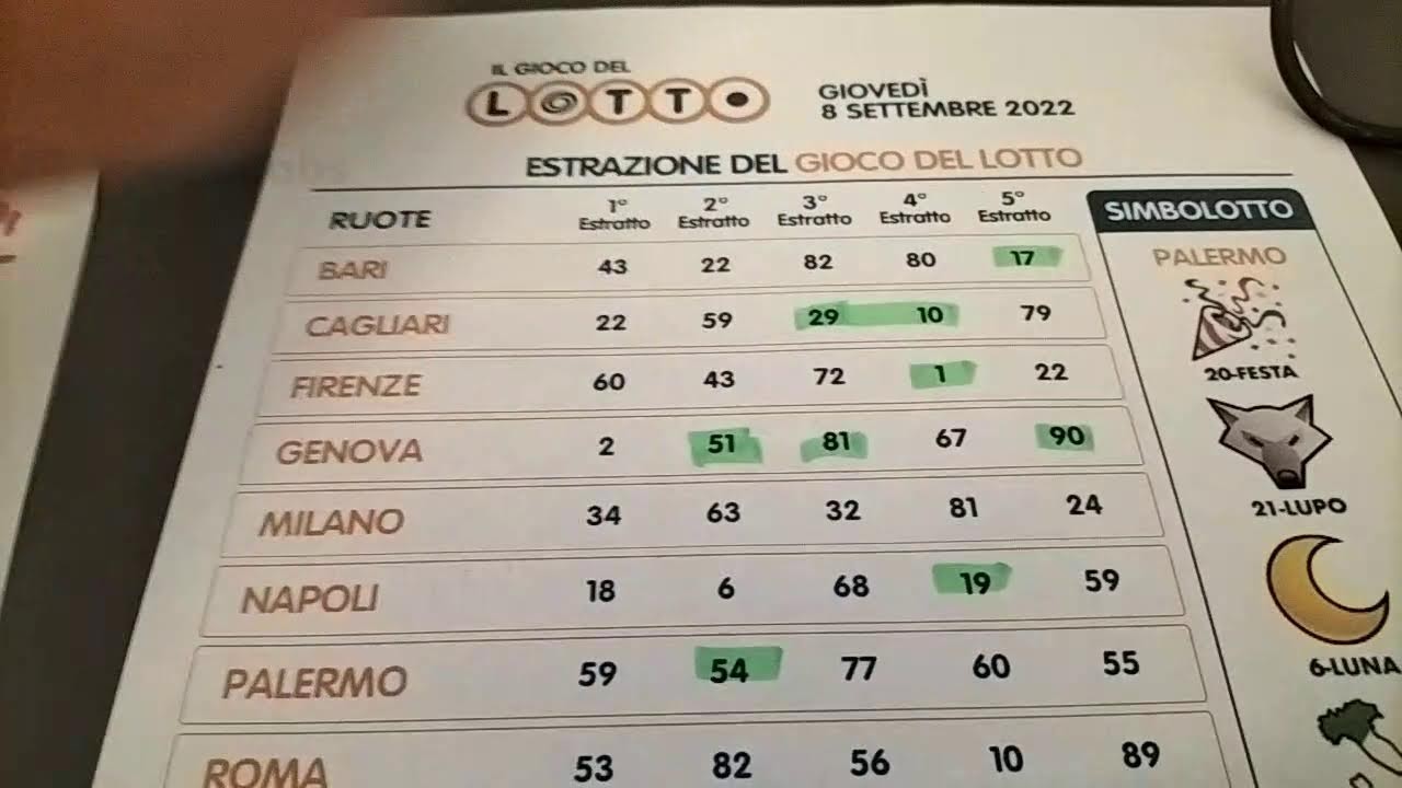 10eLotto Serale nuova tecnica + previsione in regalo YouTube
