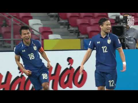 Chanathip Songkrasin opens the scoring after a blistering counter-attack! #AFFSuzukiCup2020
