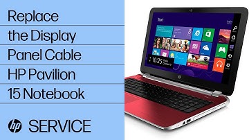 Replace the Display Panel Cable | HP Pavilion 15 Notebook | HP