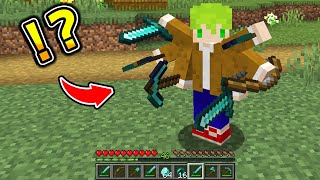 Minecraft 我長出了6隻手，一擊能秒殺怪物