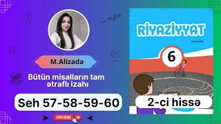 6ci sinif Riyaziyyat seh 57-58-59-60   ( 2ci hisse )