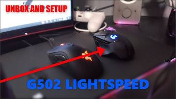 LOGITECH G502 LIGHTSPEED UNBOXING AND SETUP