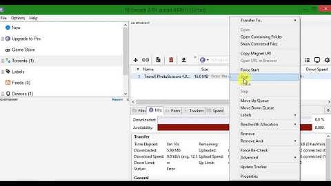 TORRENT ERROR - The system cannot find the path specified (write to Disk) on PC