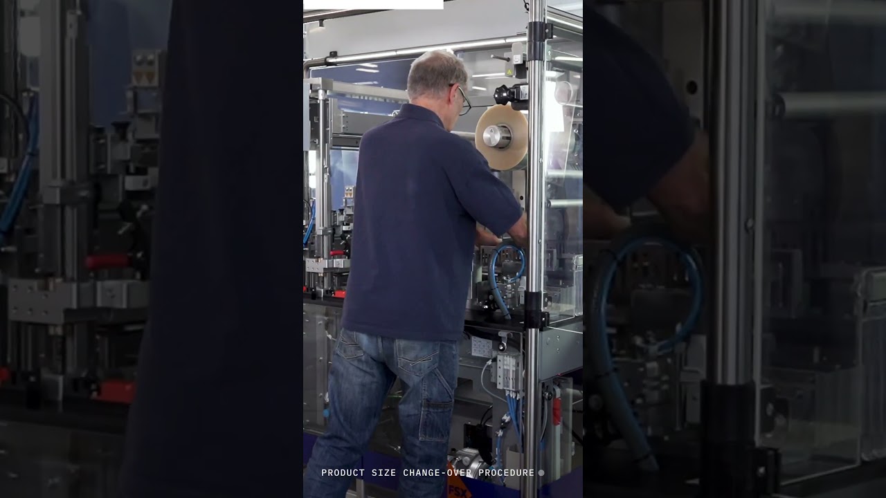 Proof of principle - Product size change-over in less then 8 min | On a Sollas FSX