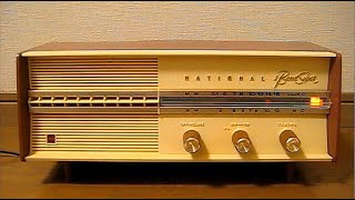 松下電器産業(ナショナル) 真空管ラジオ RE-260（ブラウン）｜覆面える