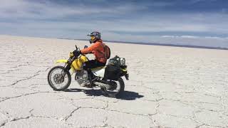 Motorcycle Tours on the Salt flat.