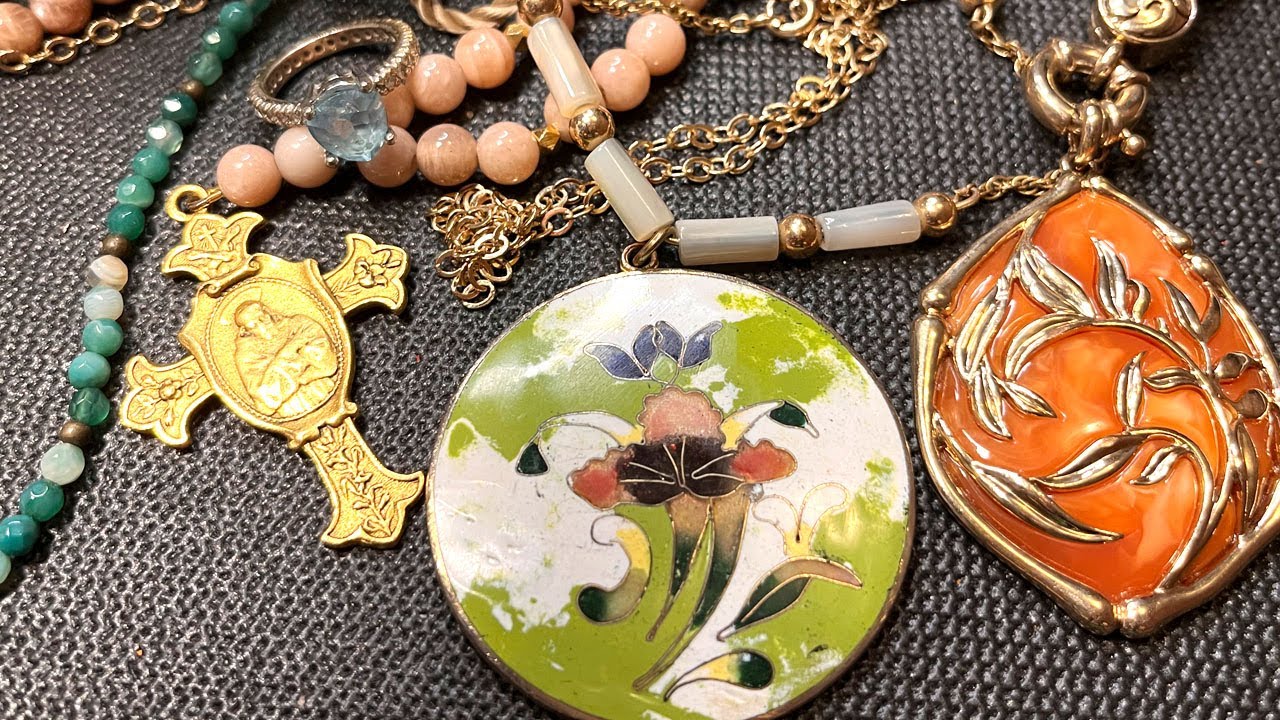 925 + TOPAZ!! GOODWILL BLUEBOX Repurposed Mystery Jewelry Jar Unboxing