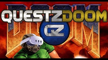 QuestZDoom gameplay on Meta Quest 3 with Voxel Doom
