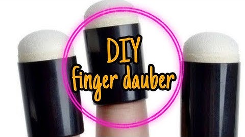DIY finger dauber | ink blending tool
