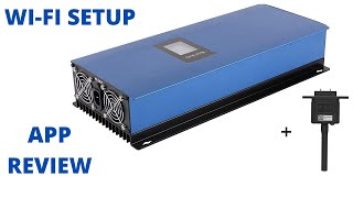 Solar Grid Tie inverter WiFi setup + application walkthrough. screenshot 1