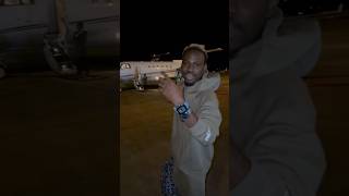 Forex trader boarding a private jet