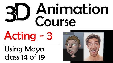 3D Maya Animation - Acting 3: Facial Animation (Free 3D Animation Course)