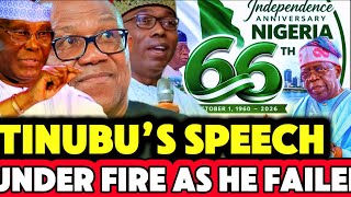 Tinubu's October 1 Speech Sparks Fury! Atiku & Hit Back