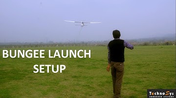 RC HOBBY PLANE/AIRCRAFT BUNGEE LAUNCH SETUP - RANGER EX 757-3