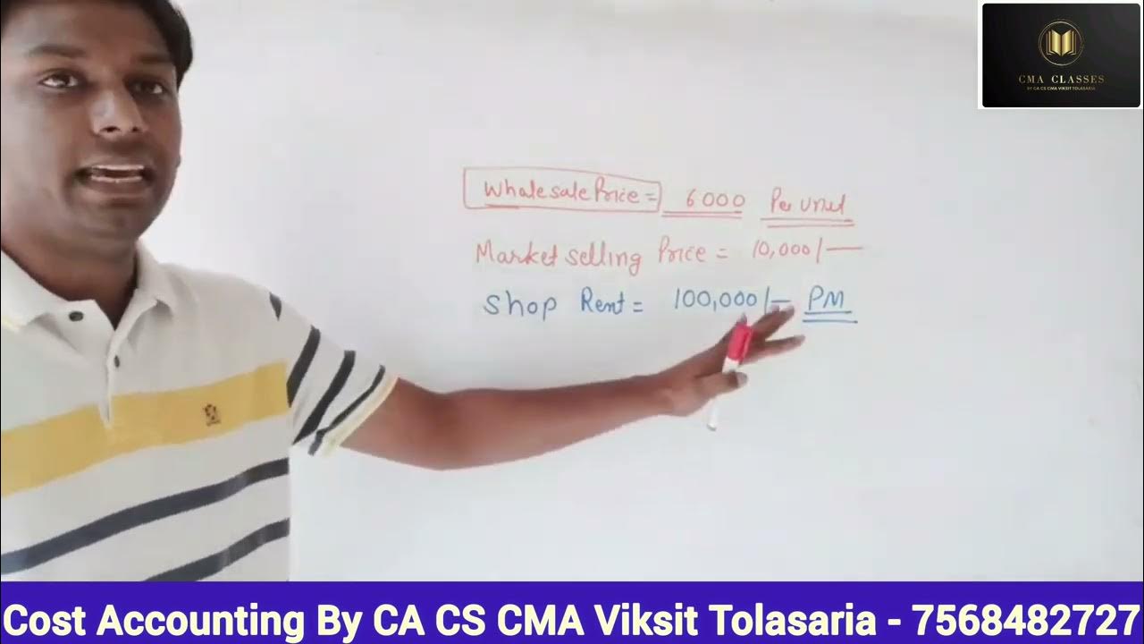 Cost Accounting Class1 YouTube