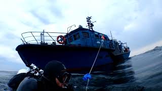 Baltijos jūra, nežinomas žvejybinis Traleris.