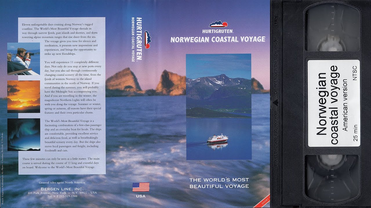 Hurtigruten Norwegian Coastal Voyage VHS 60fps