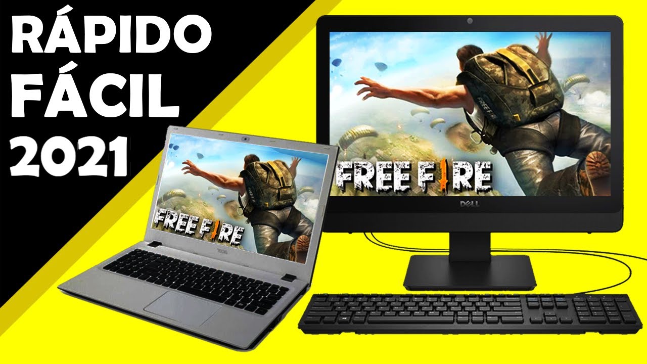 SAIU FREE FIRE PRA PC! COMO BAIXAR E JOGAR FREE FIRE NO COMPUTADOR