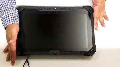 Dell Rugged Tablet Cross Strap Installation and Removal