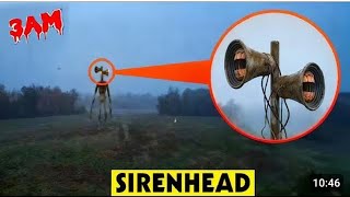 Gece 3Te Si̇renhead Ararsa Açmaesi̇la Menesa Si̇ren Kafa Drone Kameralarina Yakalandi