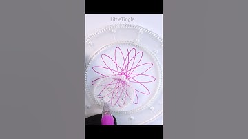 What does this pattern resemble??? Magic Ruler #spirograph  #asmr