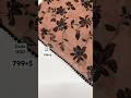 Chiffon floral digital print Saree with lace border &amp; embroidery sequence work blouse
