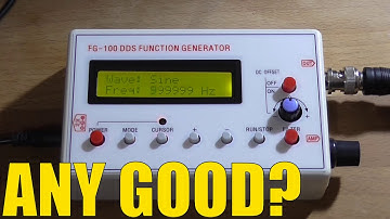FG-100 Portable DDS Signal Generator: REVIEW!