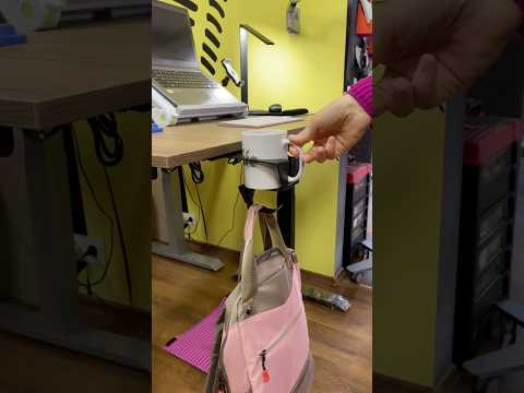 Підстаканник з гачком для навушників All-in-One, відео 1