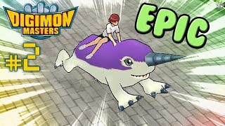 Riding without it open - Digimon Masters