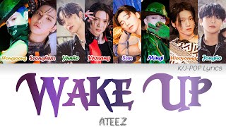 Ateez (에이티즈) - Wake Up (최면) Colour Coded (Han/Rom/Eng)