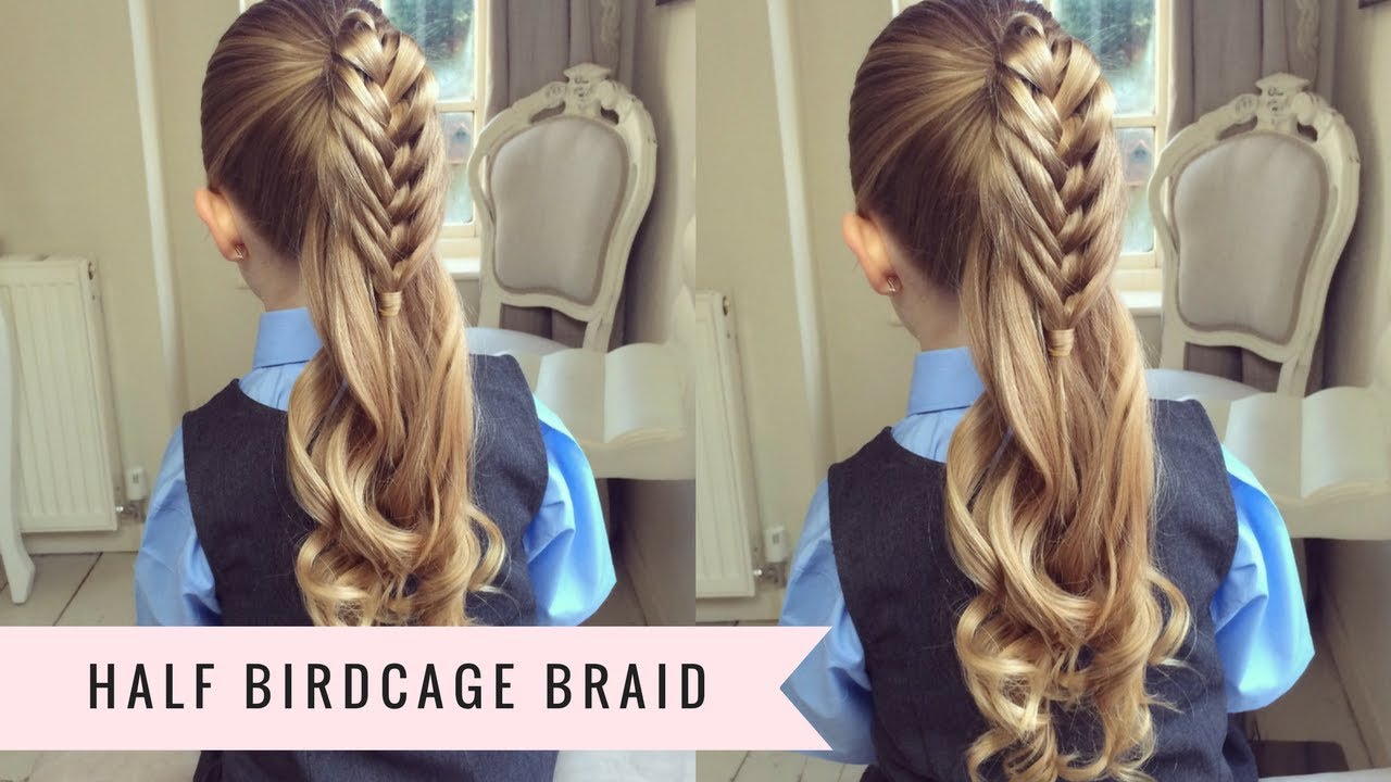Half Birdcage Braid by SweetHearts Hair YouTube