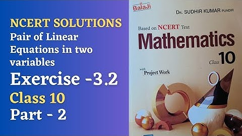 class 10 /exercise 3.2 /Shri Balaji Publications/check description below 👇 /NCERT/Mathematics