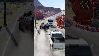 💀 Brake Failure at Full Speed! | BeamNG.drive Realistic Highway Car Crashes #143